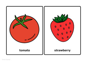 Fruits Flashcards A4-3